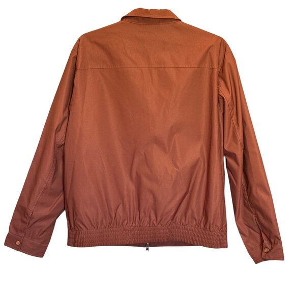 Goodfellow & Co Rust Brown Lightweight Jacket Recycled Polyester Zip-Up Mens M - Picture 2 of 8